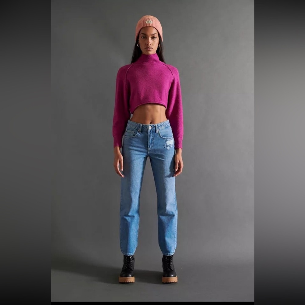 Urban outfitters straight leg high waisted jeans